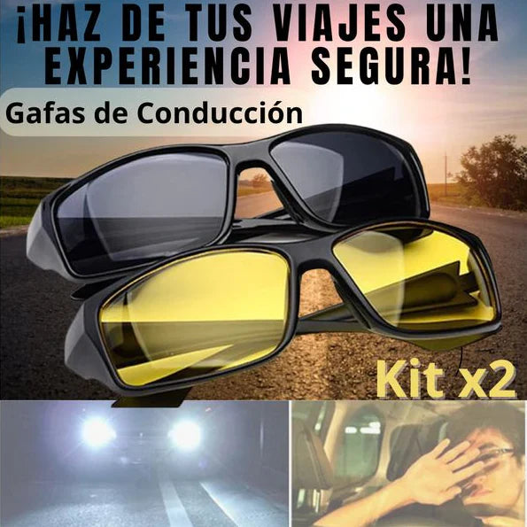 GAFAS DE VISIÓN NOCTURNA Y DIA PREMIUM 2 X 1  - PROMOCIÓN 50% DE DESCUENTO